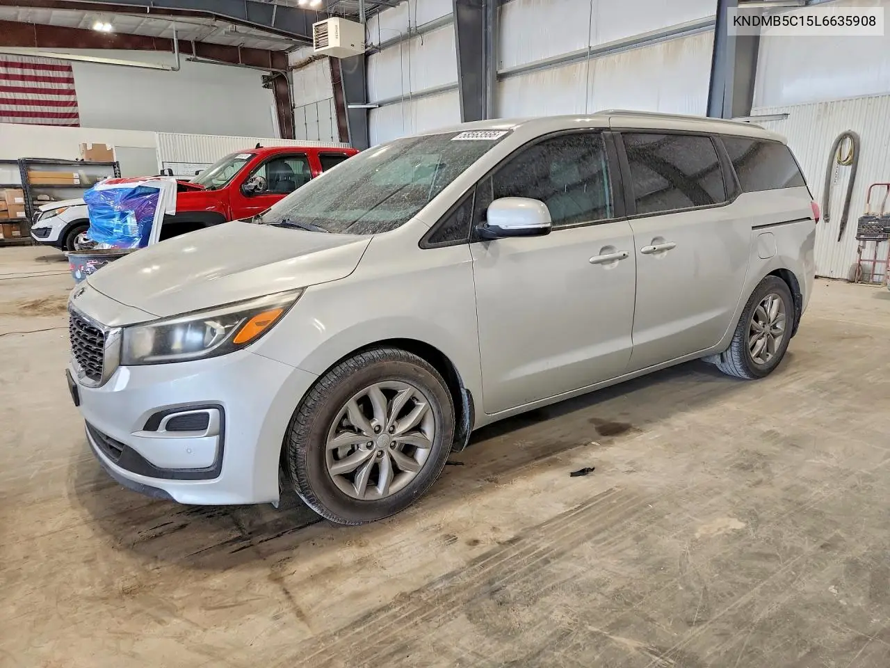 2020 Kia Sedona Ex VIN: KNDMB5C15L6635908 Lot: 58563566