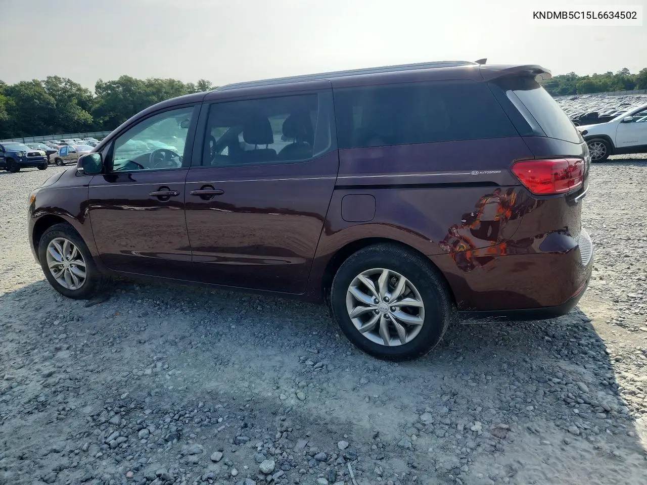 2020 Kia Sedona Ex VIN: KNDMB5C15L6634502 Lot: 58813566