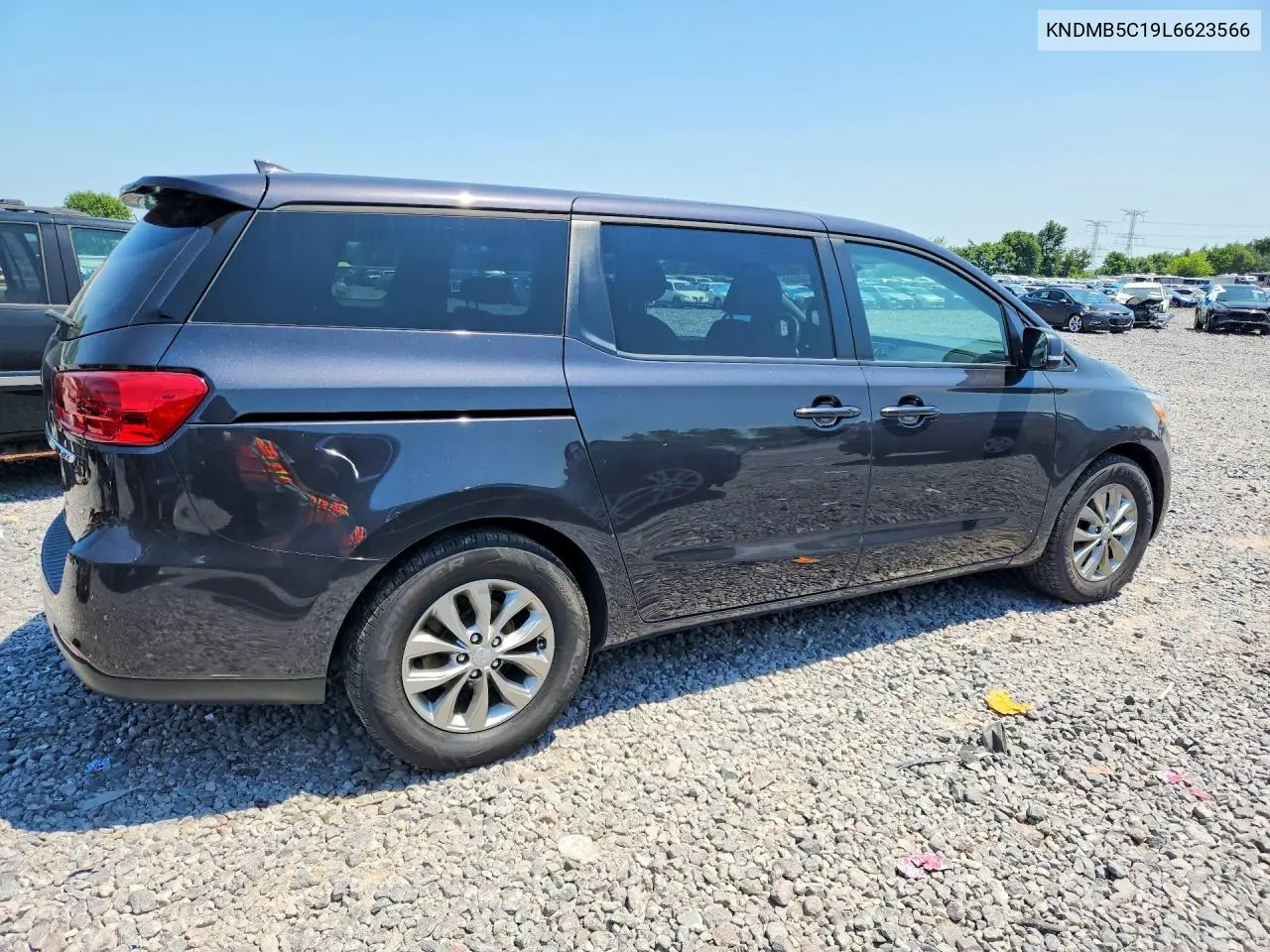 2020 Kia Sedona Lx VIN: KNDMB5C19L6623566 Lot: 60602886