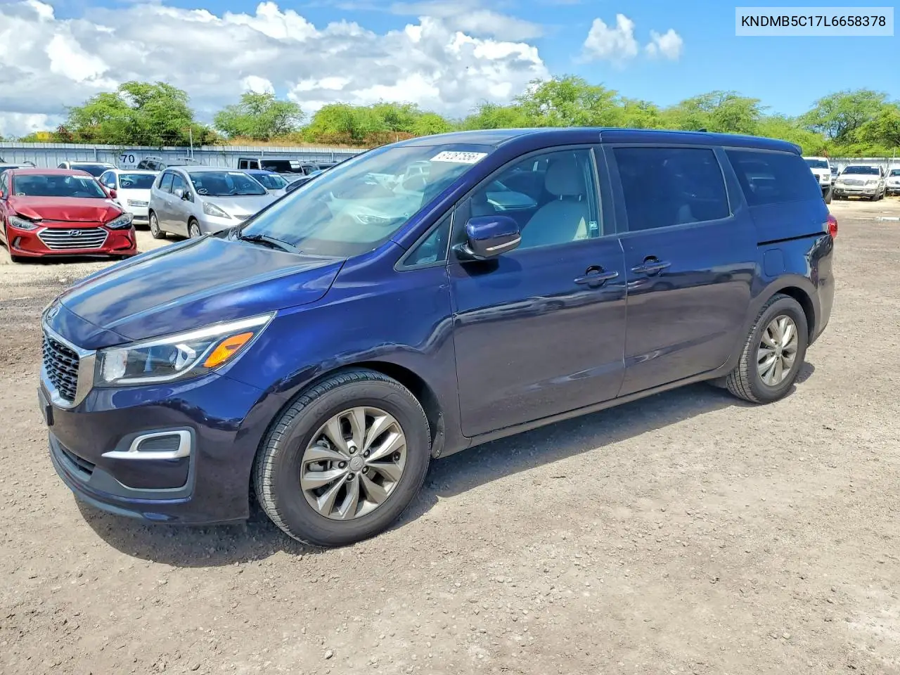2020 Kia Sedona Lx VIN: KNDMB5C17L6658378 Lot: 61287556