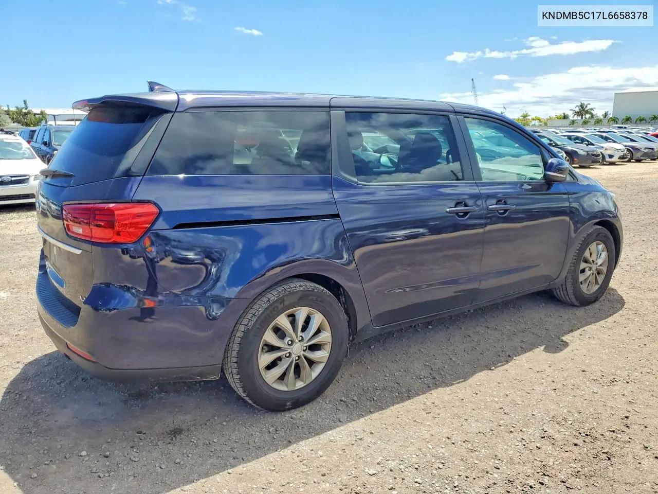 2020 Kia Sedona Lx VIN: KNDMB5C17L6658378 Lot: 61287556