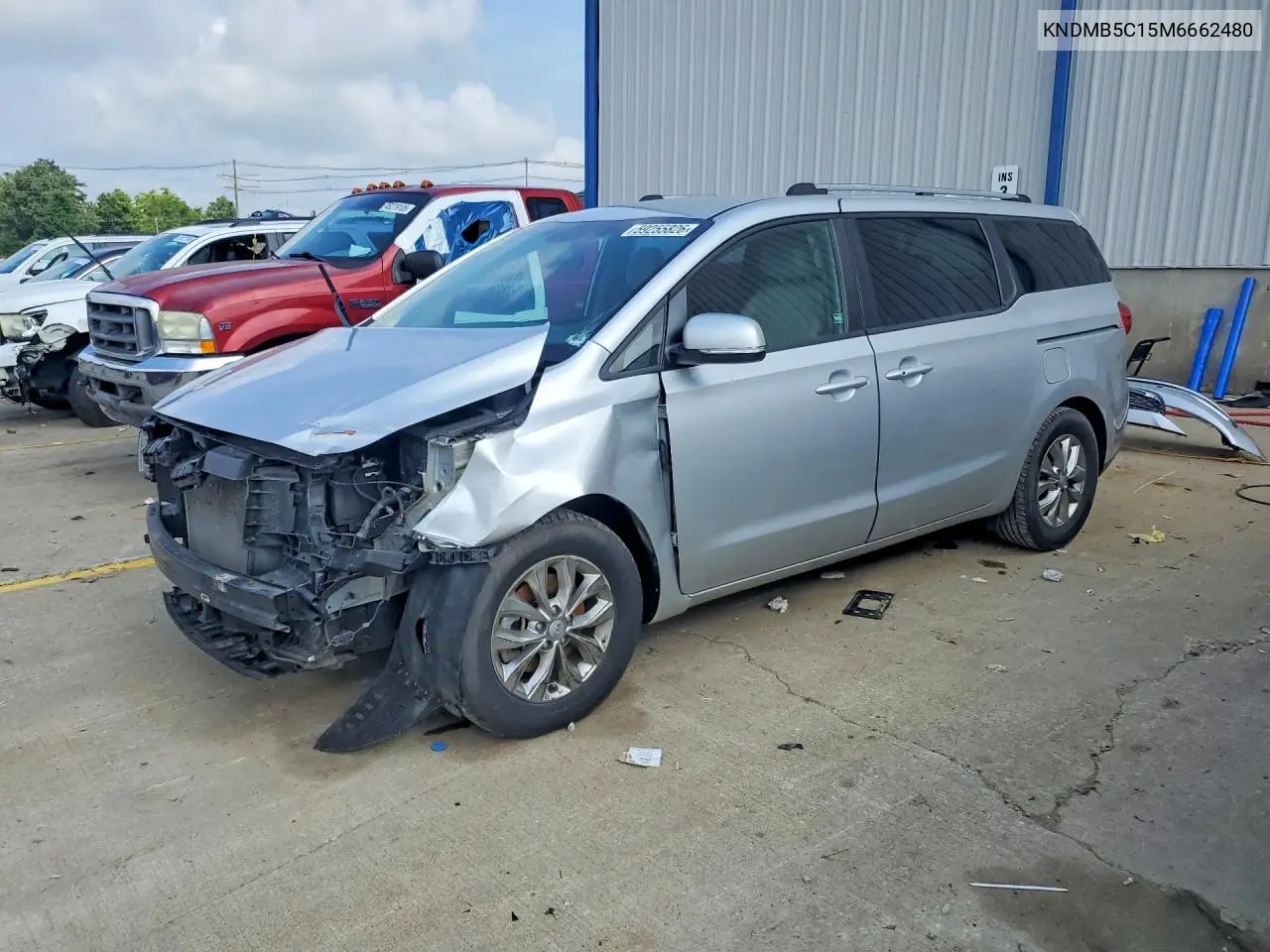 2021 Kia Sedona Lx VIN: KNDMB5C15M6662480 Lot: 59255826
