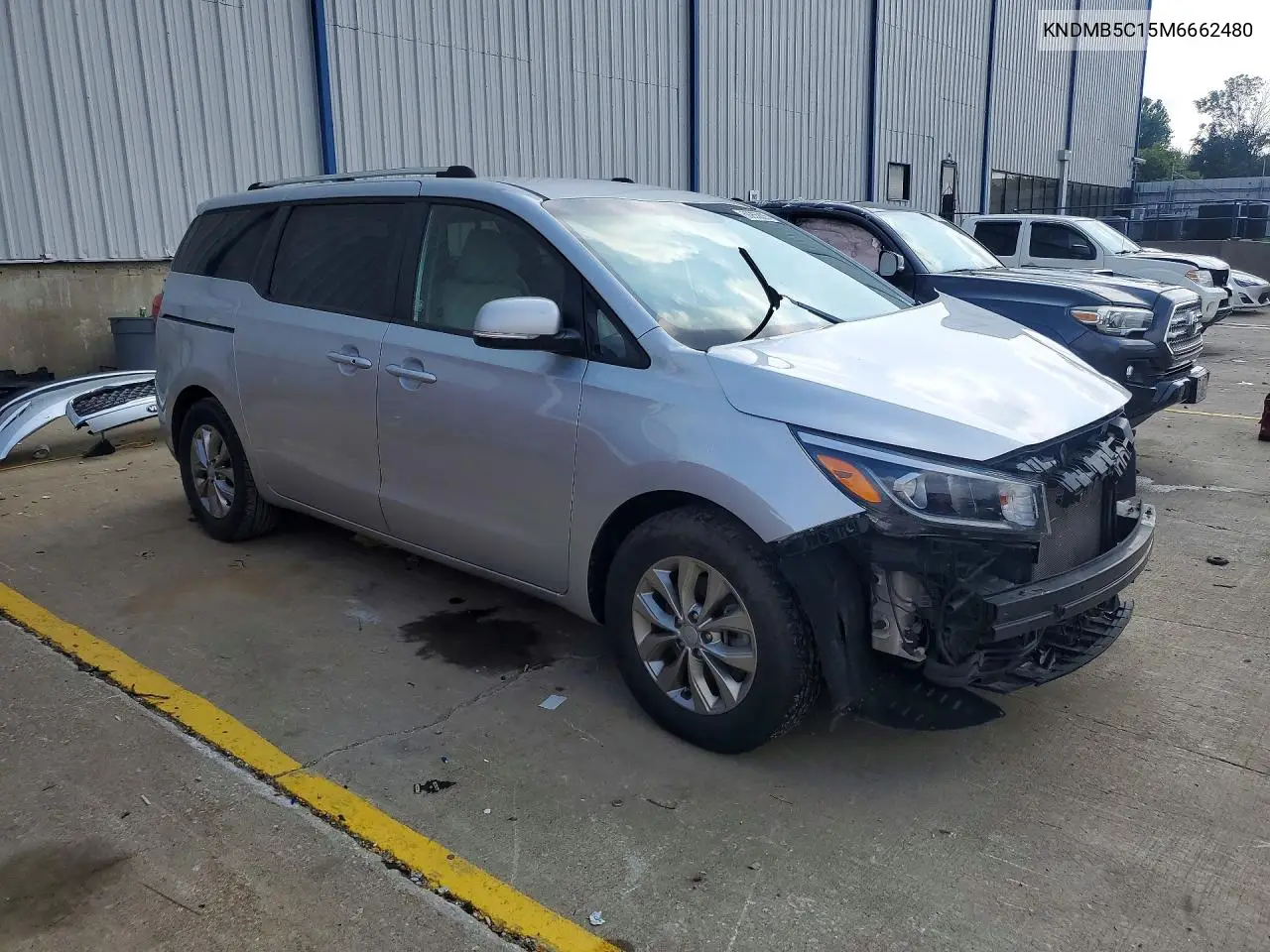 2021 Kia Sedona Lx VIN: KNDMB5C15M6662480 Lot: 59255826