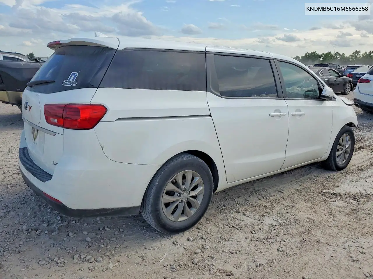 2021 Kia Sedona Lx VIN: KNDMB5C16M6666358 Lot: 59357236