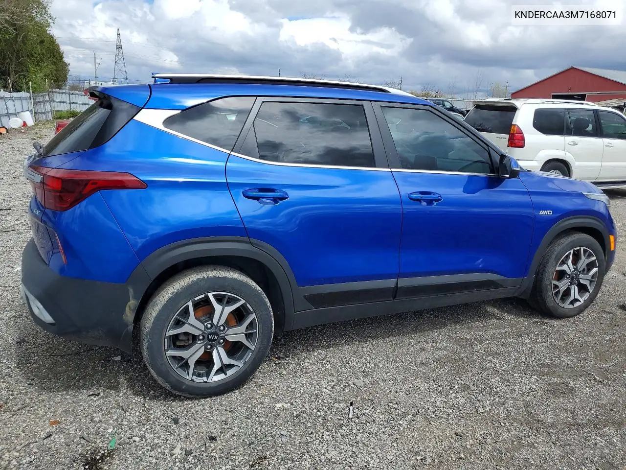 2021 Kia Seltos Ex VIN: KNDERCAA3M7168071 Lot: 51426786