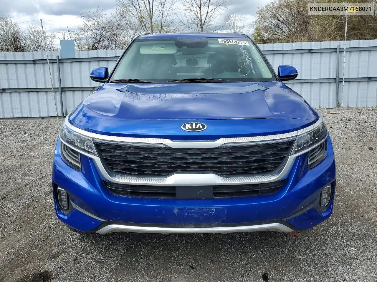 2021 Kia Seltos Ex VIN: KNDERCAA3M7168071 Lot: 51426786