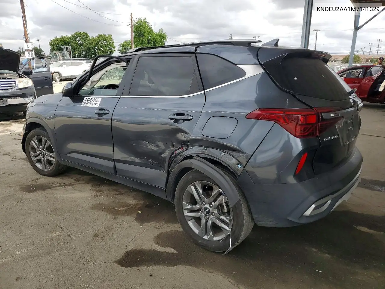 2021 Kia Seltos S VIN: KNDEU2AA1M7141329 Lot: 55032216