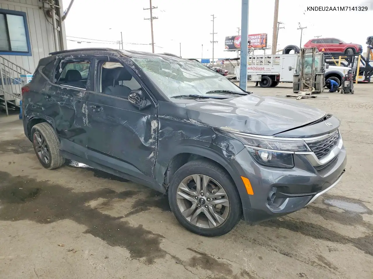 2021 Kia Seltos S VIN: KNDEU2AA1M7141329 Lot: 55032216