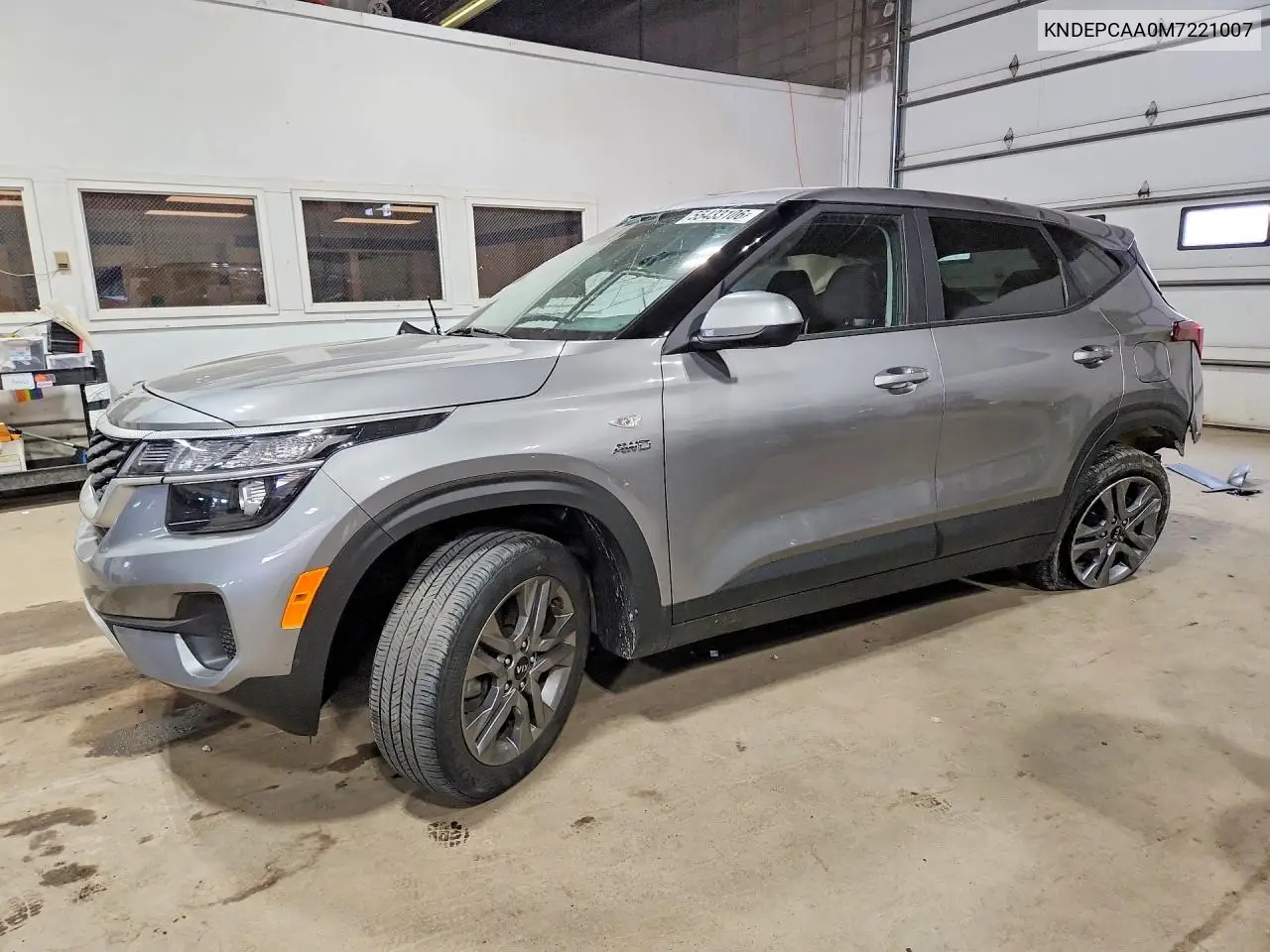 2021 Kia Seltos Lx VIN: KNDEPCAA0M7221007 Lot: 55433106