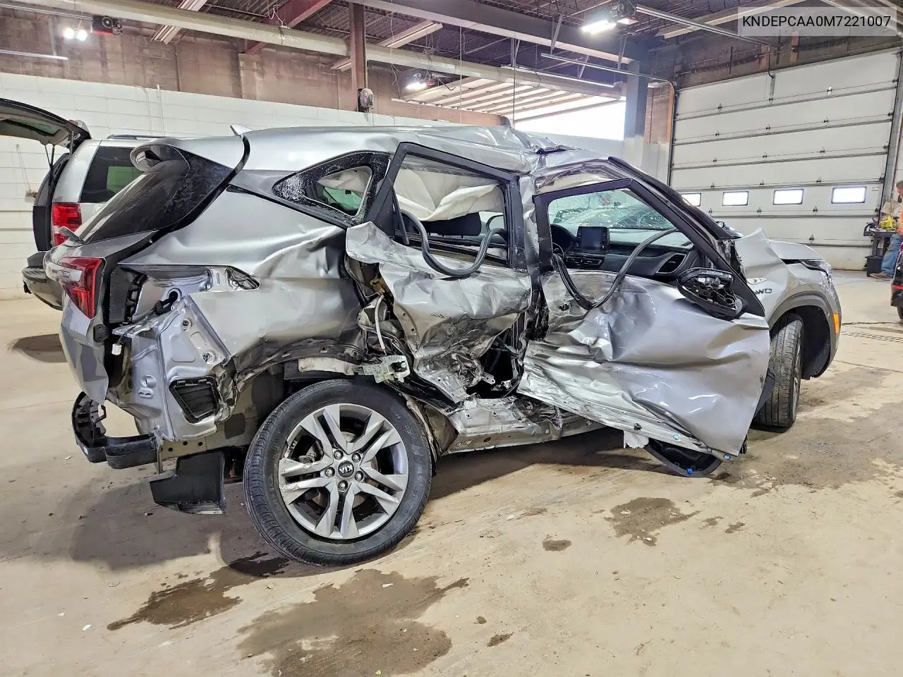 2021 Kia Seltos Lx VIN: KNDEPCAA0M7221007 Lot: 55433106
