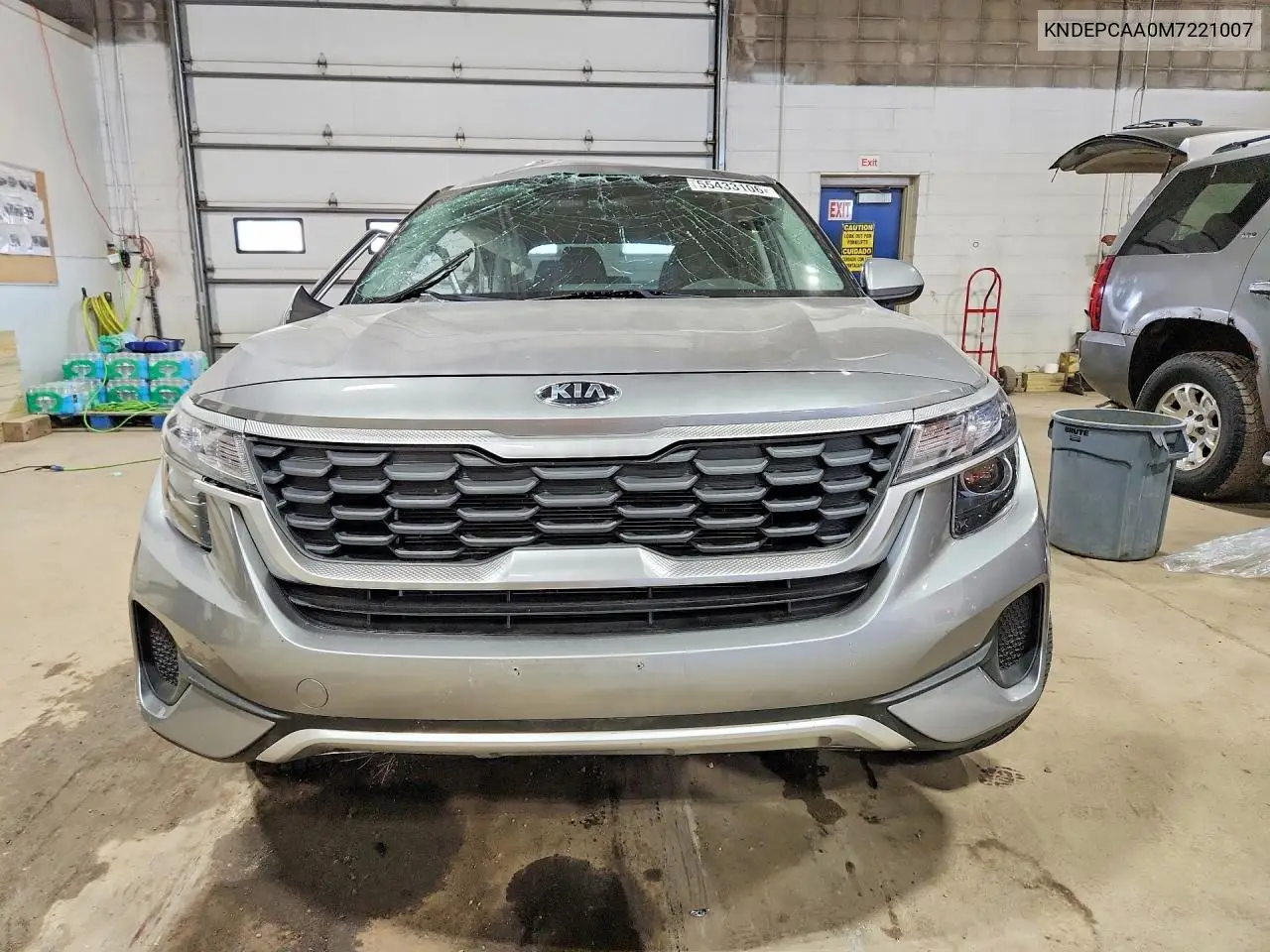 2021 Kia Seltos Lx VIN: KNDEPCAA0M7221007 Lot: 55433106
