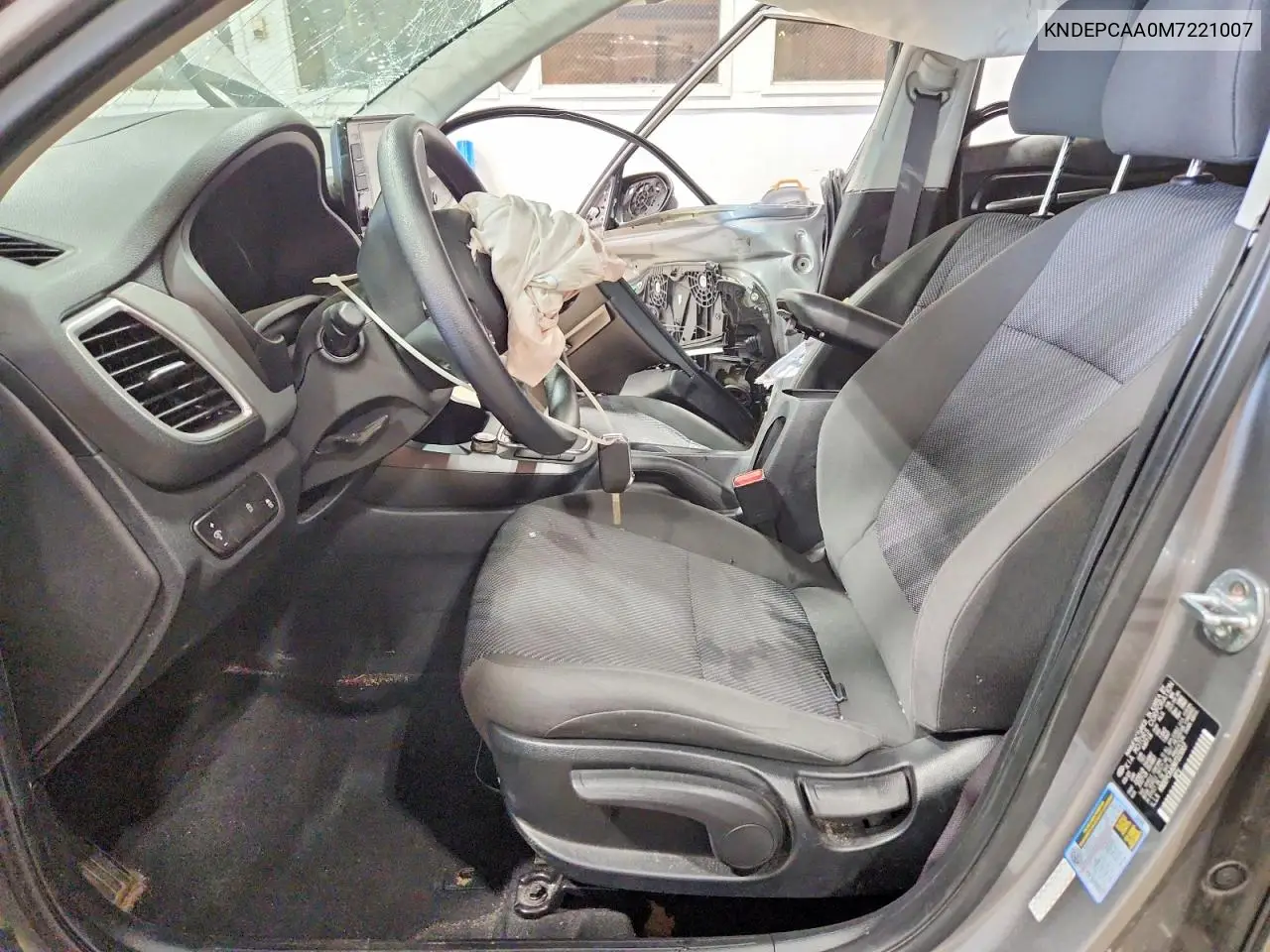 2021 Kia Seltos Lx VIN: KNDEPCAA0M7221007 Lot: 55433106