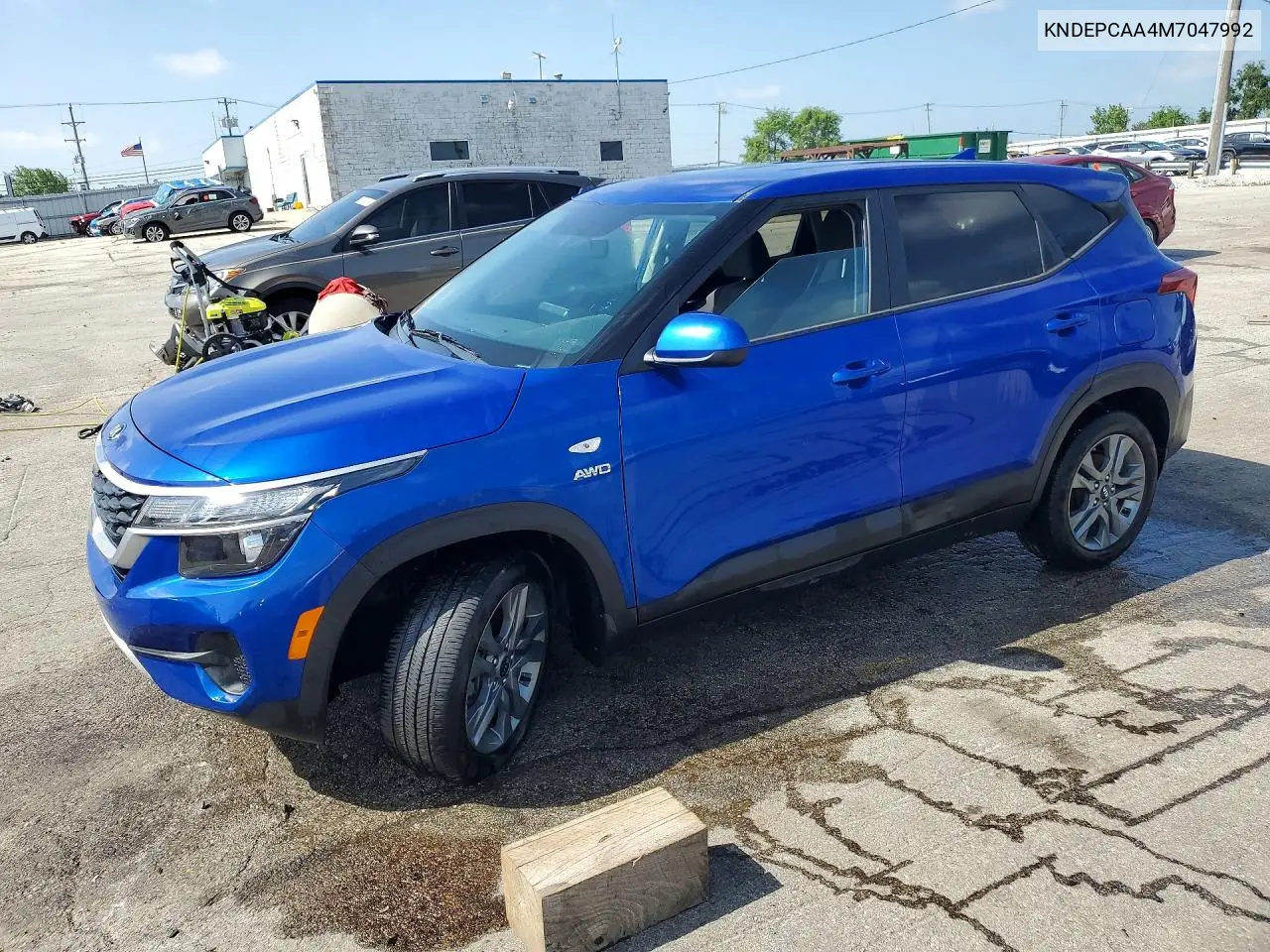 2021 Kia Seltos Lx VIN: KNDEPCAA4M7047992 Lot: 56294196