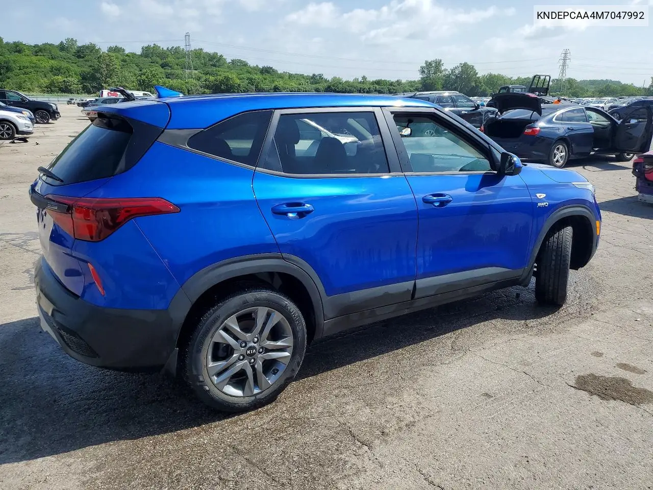2021 Kia Seltos Lx VIN: KNDEPCAA4M7047992 Lot: 56294196