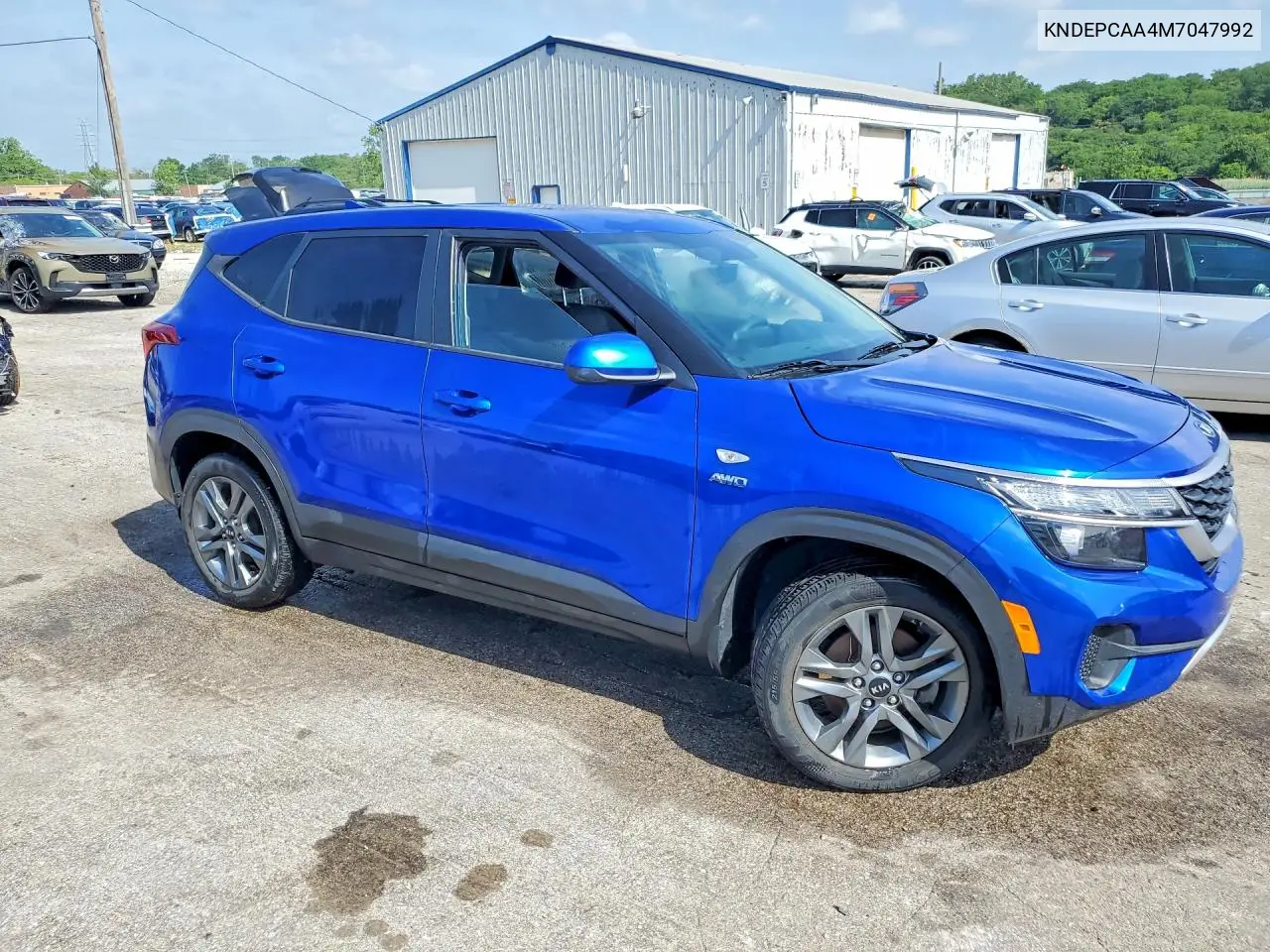 2021 Kia Seltos Lx VIN: KNDEPCAA4M7047992 Lot: 56294196