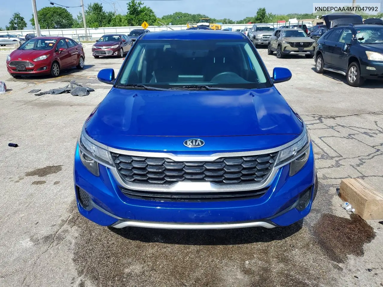 2021 Kia Seltos Lx VIN: KNDEPCAA4M7047992 Lot: 56294196