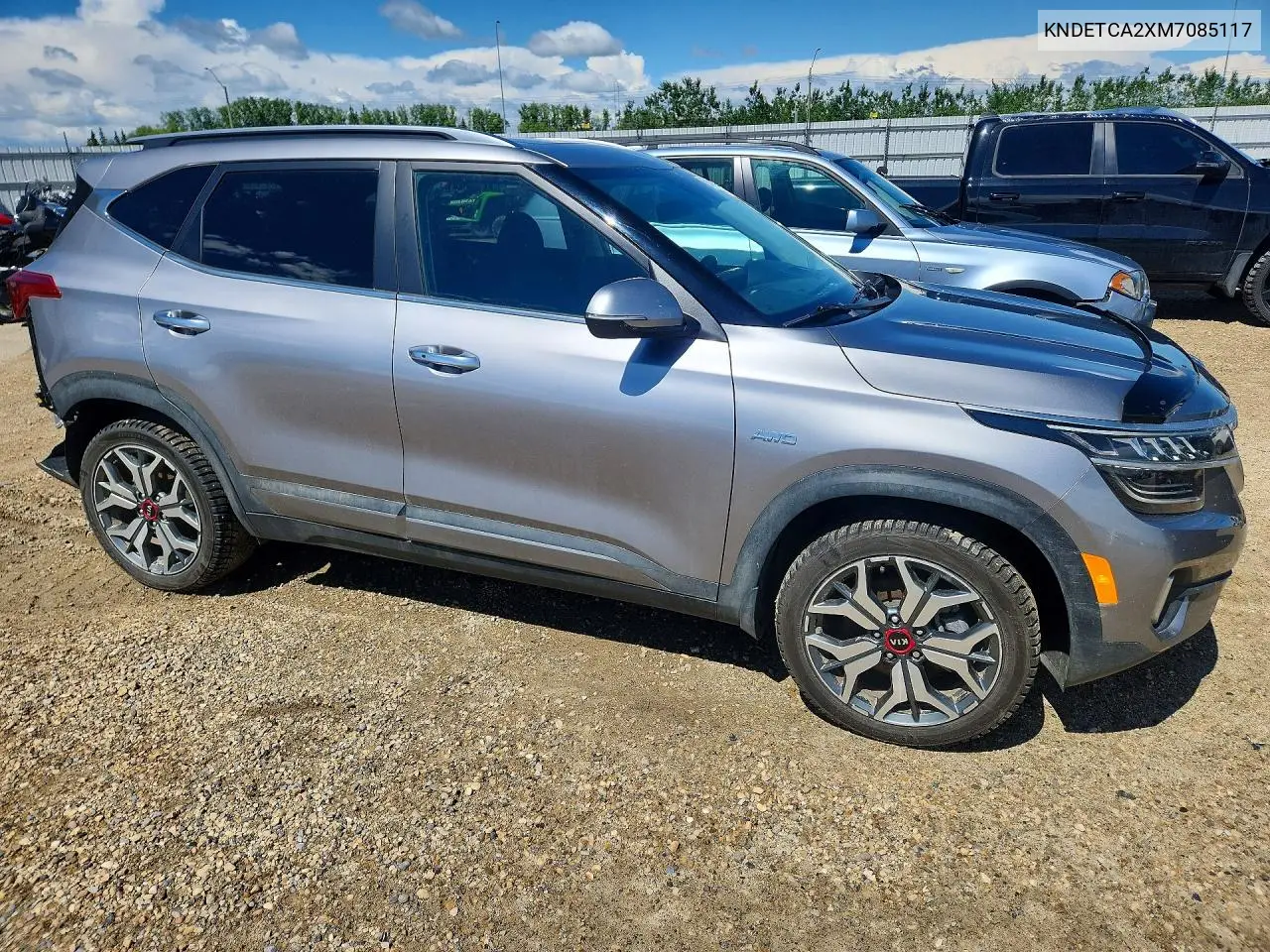 2021 Kia Seltos Sx VIN: KNDETCA2XM7085117 Lot: 56415966