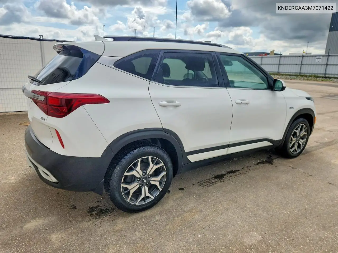 2021 Kia Seltos Ex VIN: KNDERCAA3M7071422 Lot: 57245766