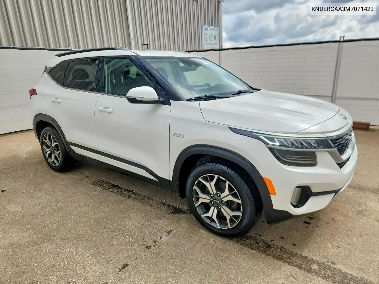 2021 Kia Seltos Ex VIN: KNDERCAA3M7071422 Lot: 57245766