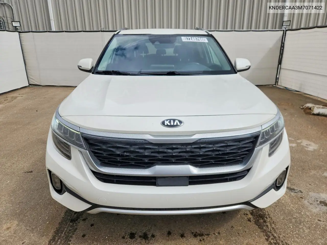 2021 Kia Seltos Ex VIN: KNDERCAA3M7071422 Lot: 57245766