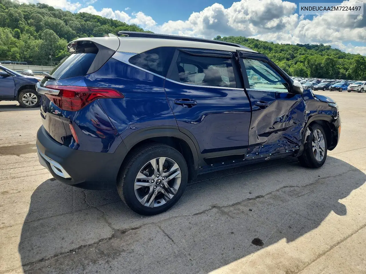 2021 Kia Seltos S VIN: KNDEUCAA2M7224497 Lot: 57556646