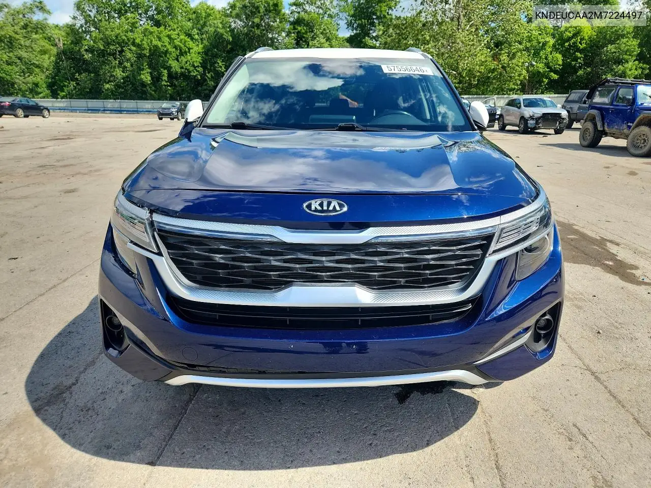 2021 Kia Seltos S VIN: KNDEUCAA2M7224497 Lot: 57556646