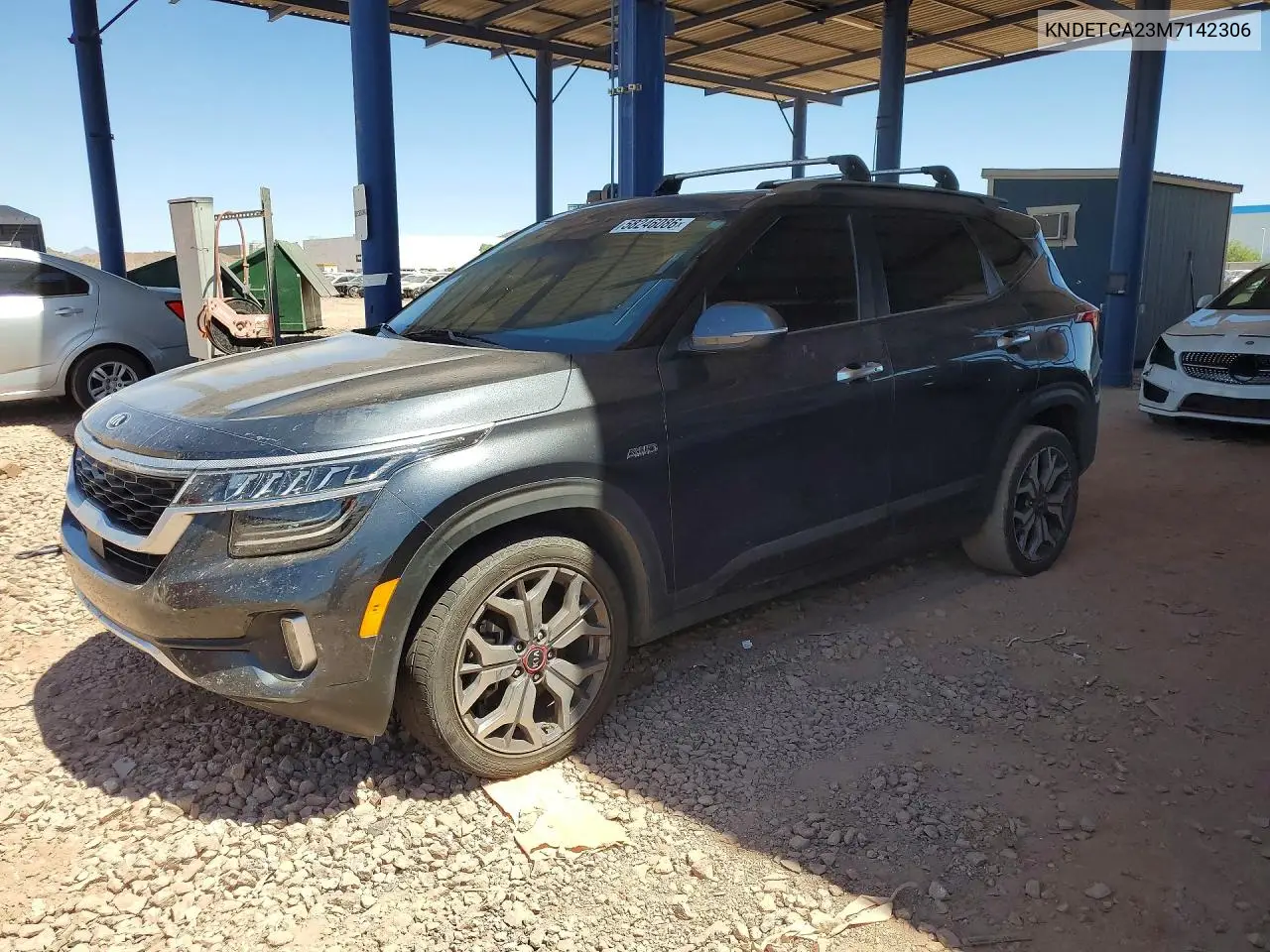 2021 Kia Seltos Sx VIN: KNDETCA23M7142306 Lot: 58246086