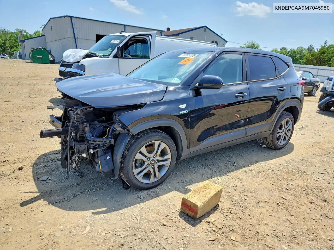 2021 Kia Seltos Lx VIN: KNDEPCAA9M7045980 Lot: 59185106