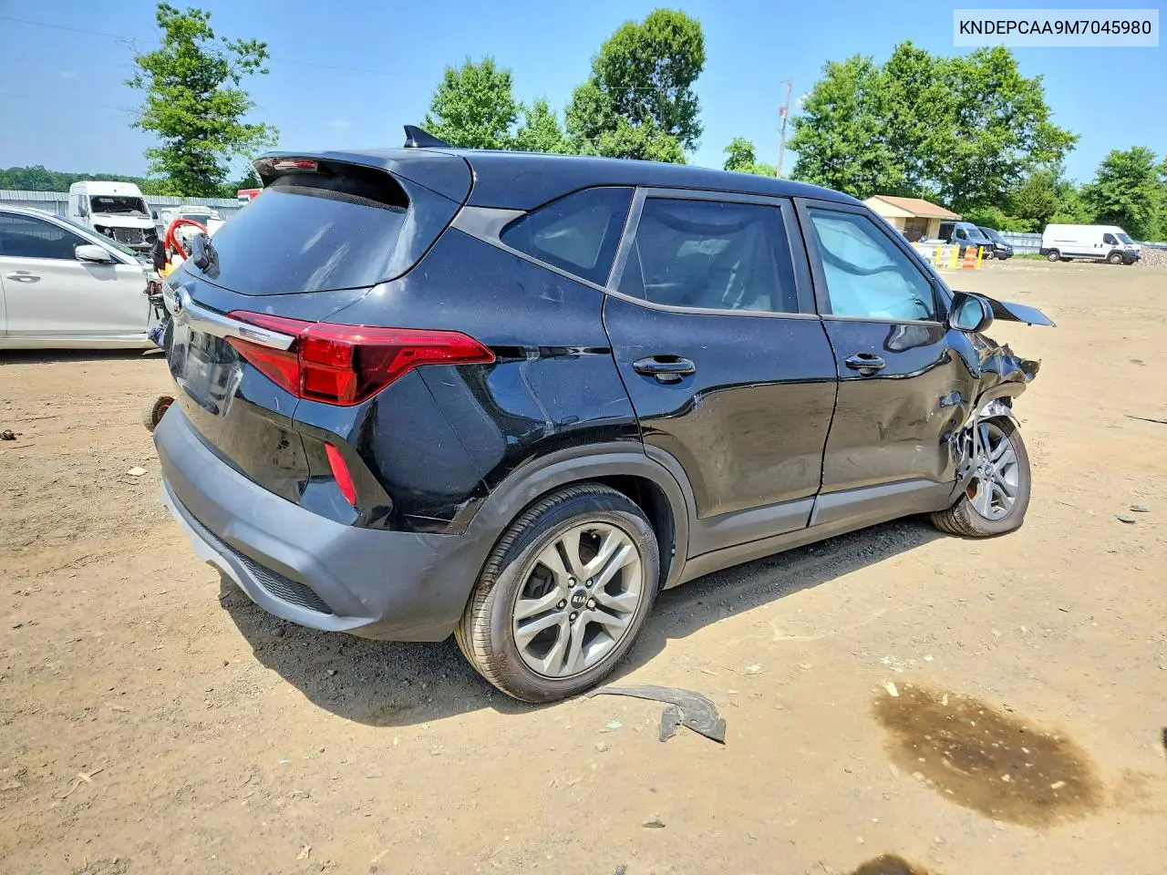 2021 Kia Seltos Lx VIN: KNDEPCAA9M7045980 Lot: 59185106