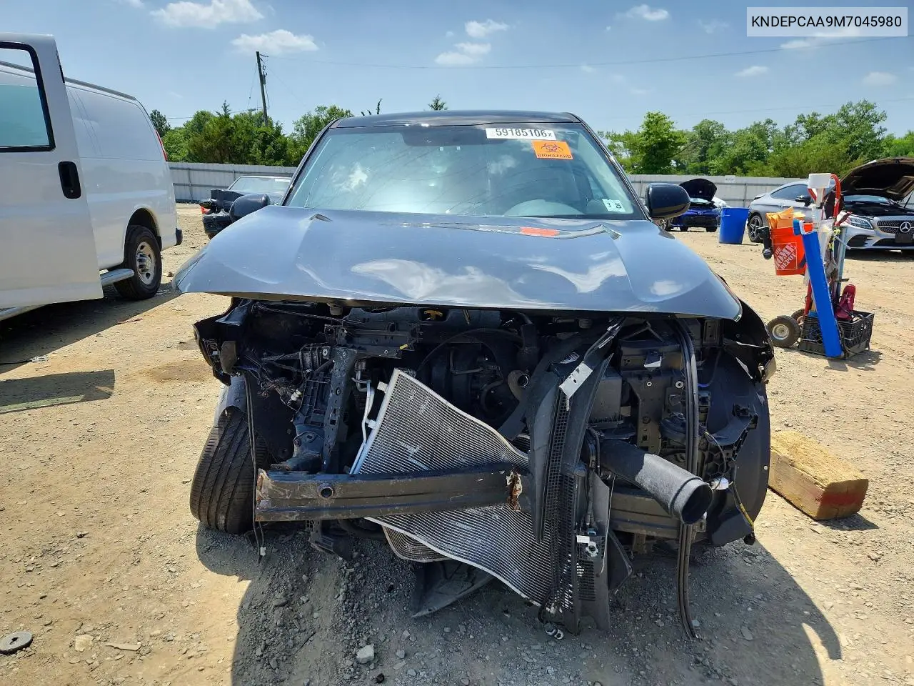 2021 Kia Seltos Lx VIN: KNDEPCAA9M7045980 Lot: 59185106