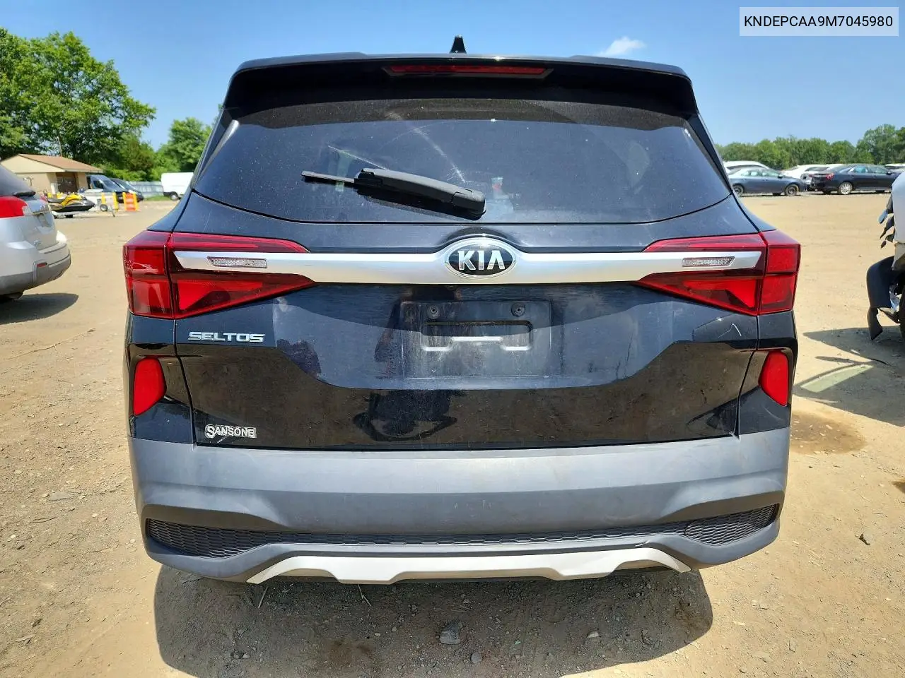 2021 Kia Seltos Lx VIN: KNDEPCAA9M7045980 Lot: 59185106