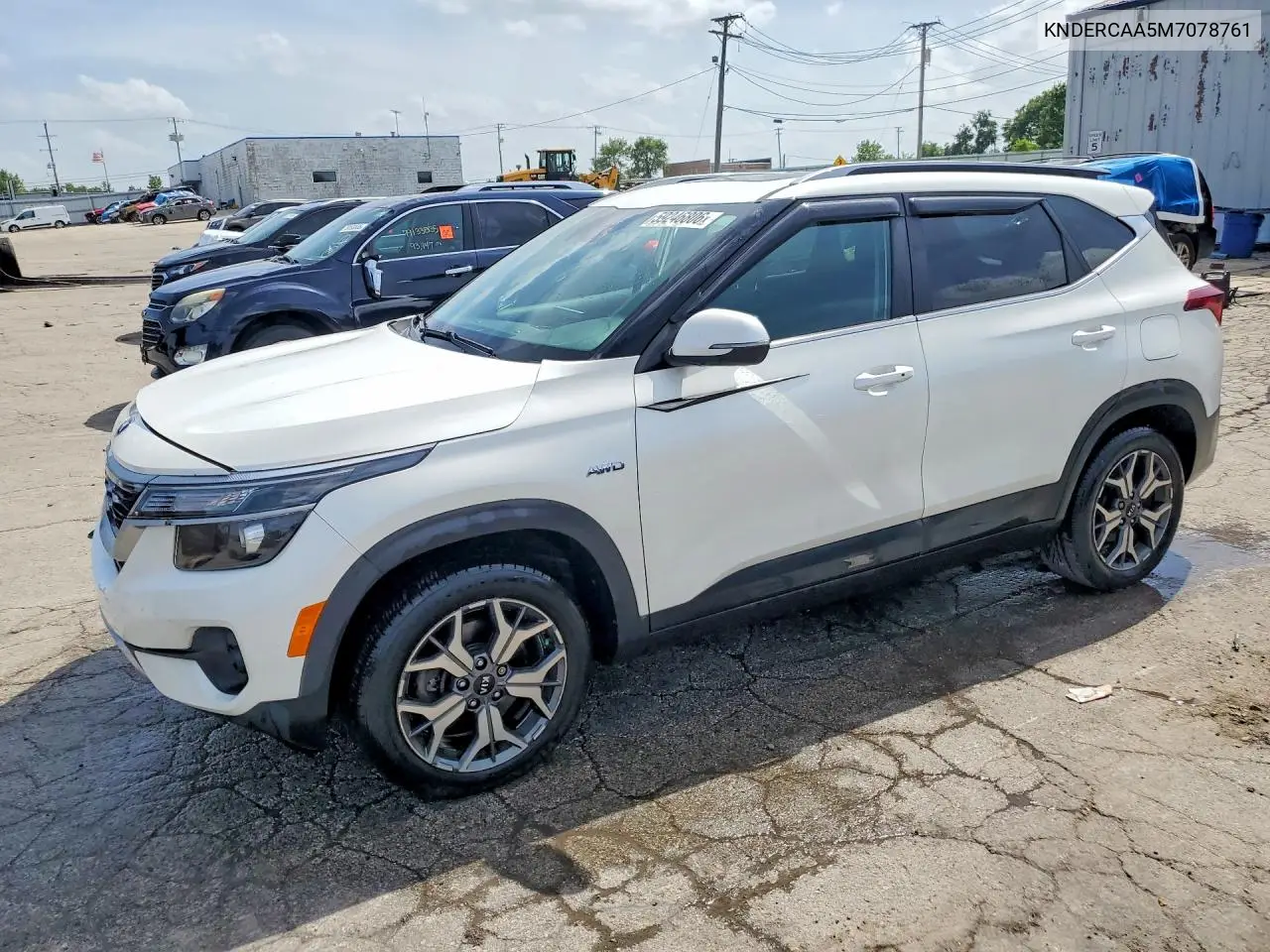 2021 Kia Seltos Ex VIN: KNDERCAA5M7078761 Lot: 59246806