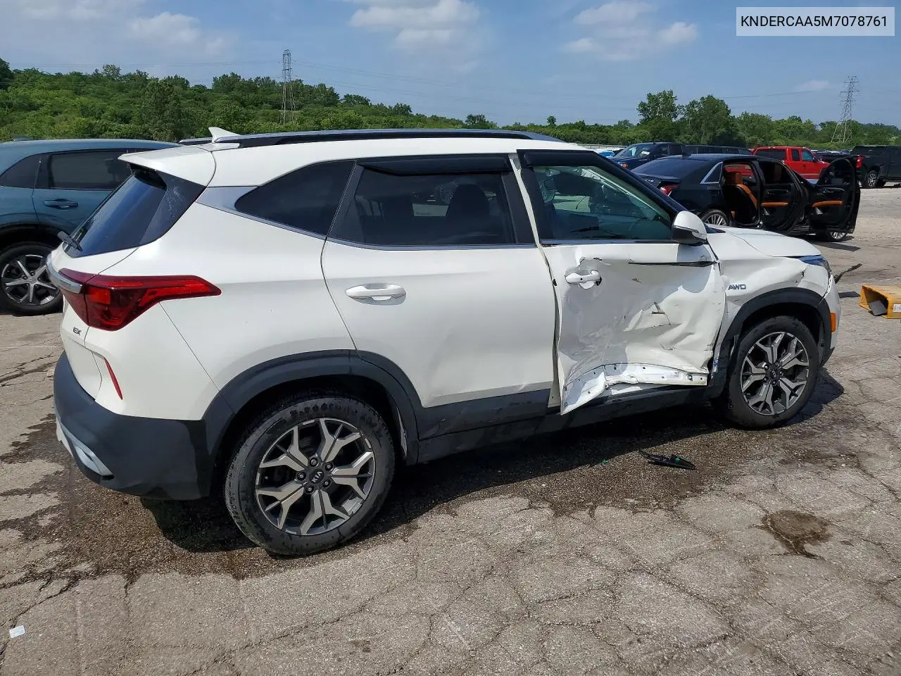 2021 Kia Seltos Ex VIN: KNDERCAA5M7078761 Lot: 59246806
