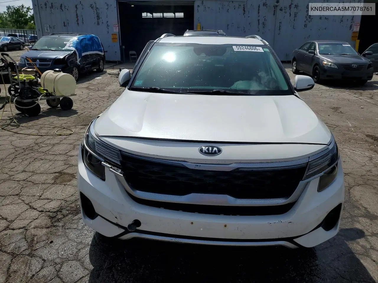 2021 Kia Seltos Ex VIN: KNDERCAA5M7078761 Lot: 59246806