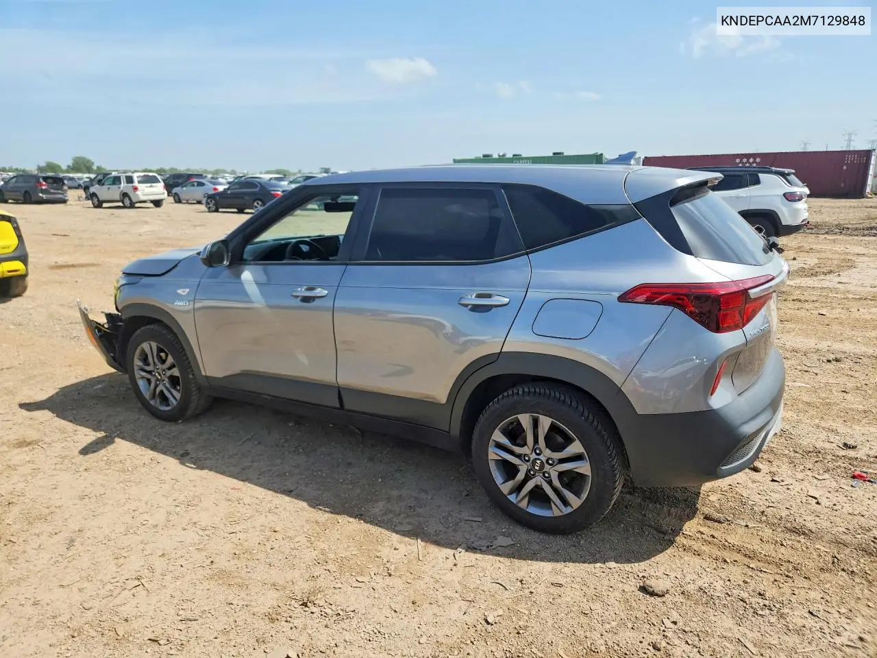 2021 Kia Seltos Lx VIN: KNDEPCAA2M7129848 Lot: 59319486