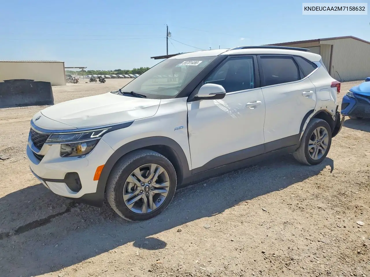 2021 Kia Seltos S VIN: KNDEUCAA2M7158632 Lot: 59701456