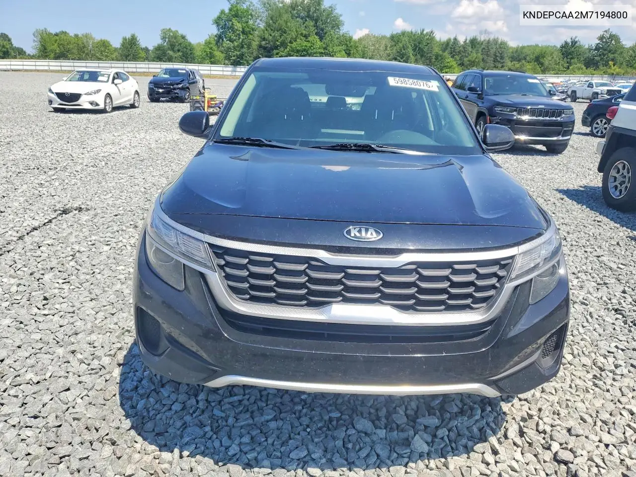 2021 Kia Seltos VIN: KNDEPCAA2M7194800 Lot: 59858076