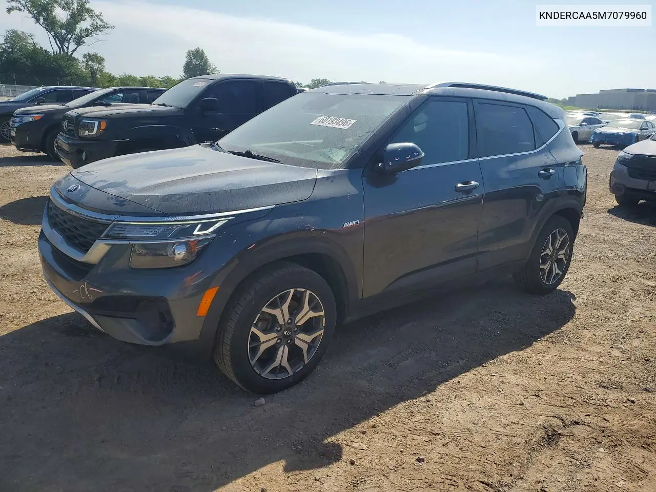 2021 Kia Seltos Ex VIN: KNDERCAA5M7079960 Lot: 60193496