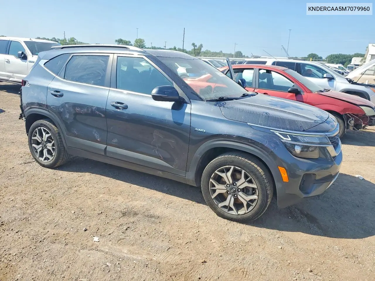 2021 Kia Seltos Ex VIN: KNDERCAA5M7079960 Lot: 60193496