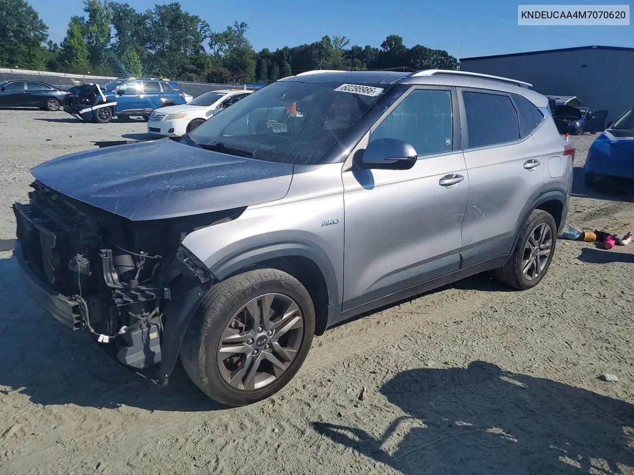 2021 Kia Seltos S VIN: KNDEUCAA4M7070620 Lot: 60288986