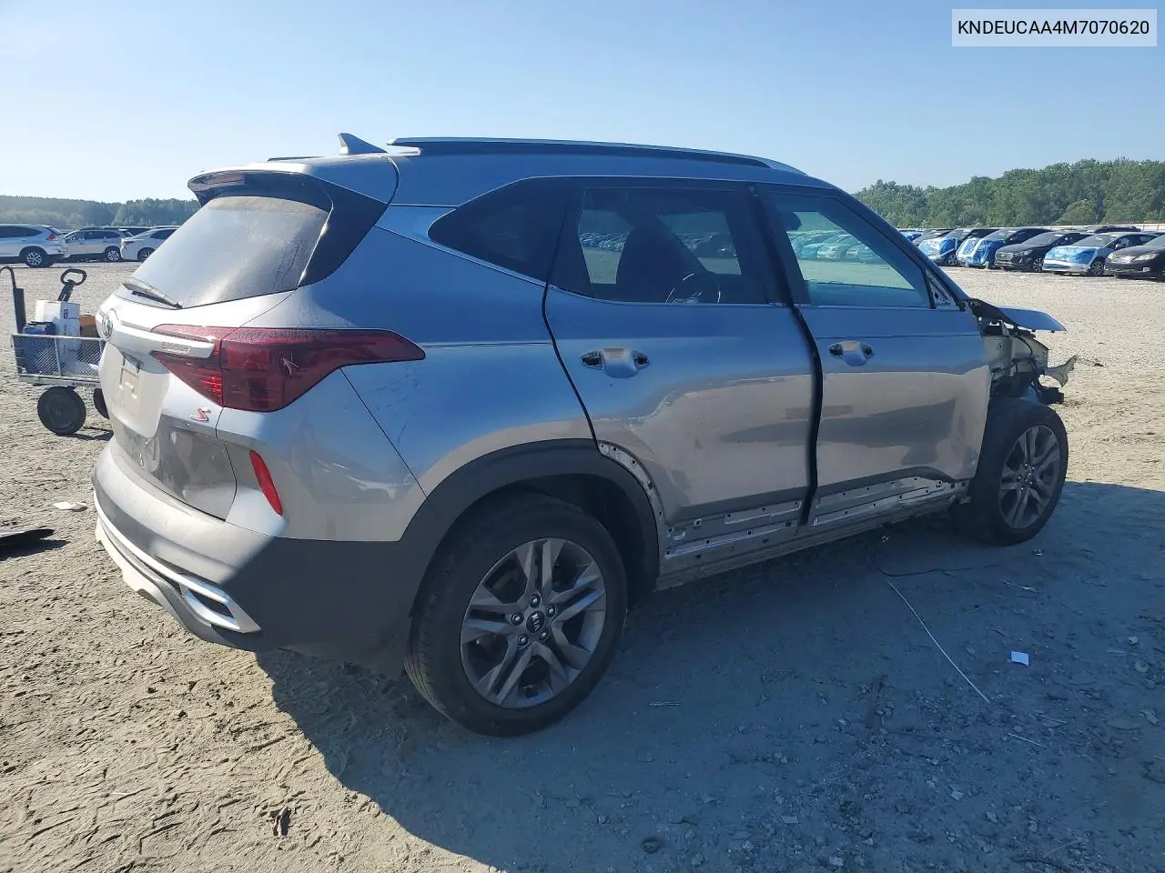 2021 Kia Seltos S VIN: KNDEUCAA4M7070620 Lot: 60288986