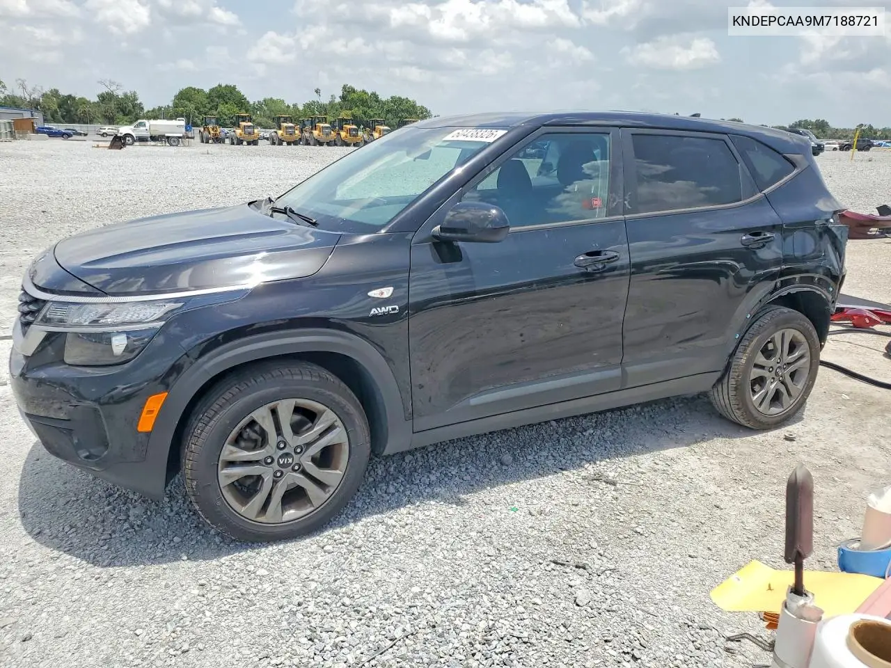 2021 Kia Seltos Lx VIN: KNDEPCAA9M7188721 Lot: 60438326