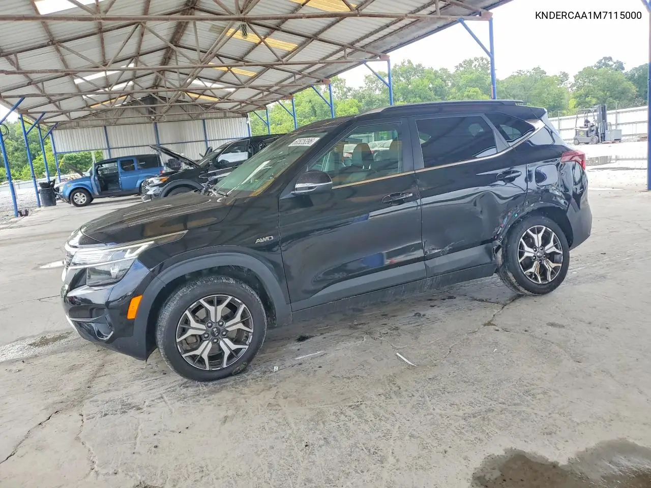 2021 Kia Seltos Ex VIN: KNDERCAA1M7115000 Lot: 60525396