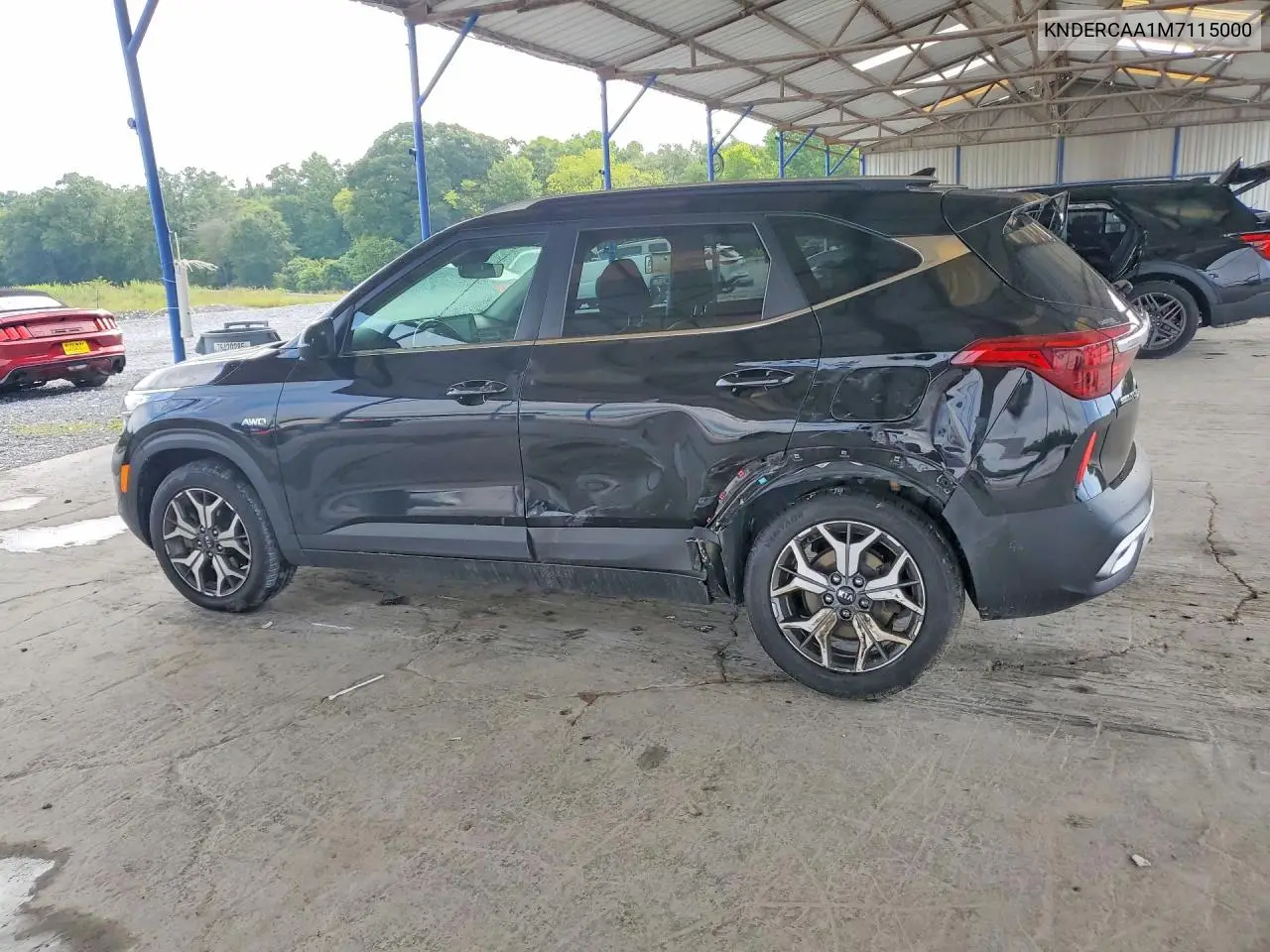2021 Kia Seltos Ex VIN: KNDERCAA1M7115000 Lot: 60525396