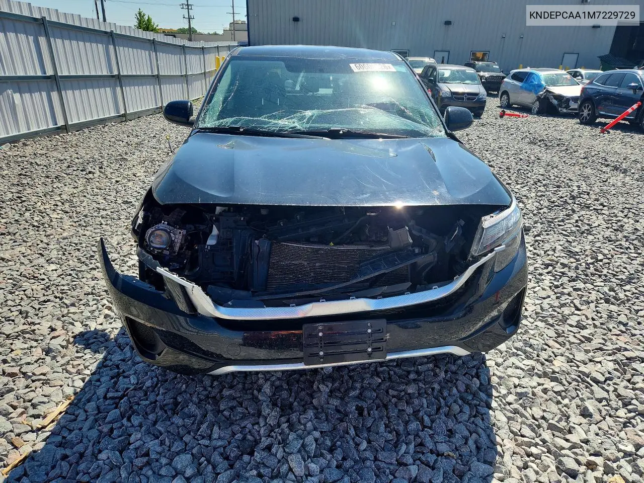 2021 Kia Seltos Lx VIN: KNDEPCAA1M7229729 Lot: 60606526