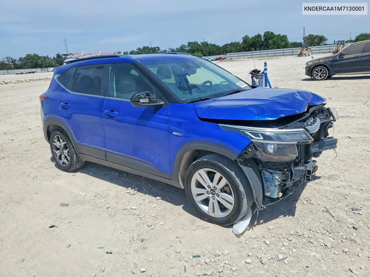 2021 Kia Seltos Ex VIN: KNDERCAA1M7130001 Lot: 60638126