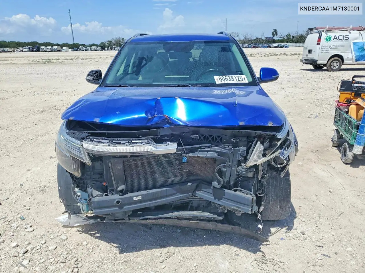 2021 Kia Seltos Ex VIN: KNDERCAA1M7130001 Lot: 60638126