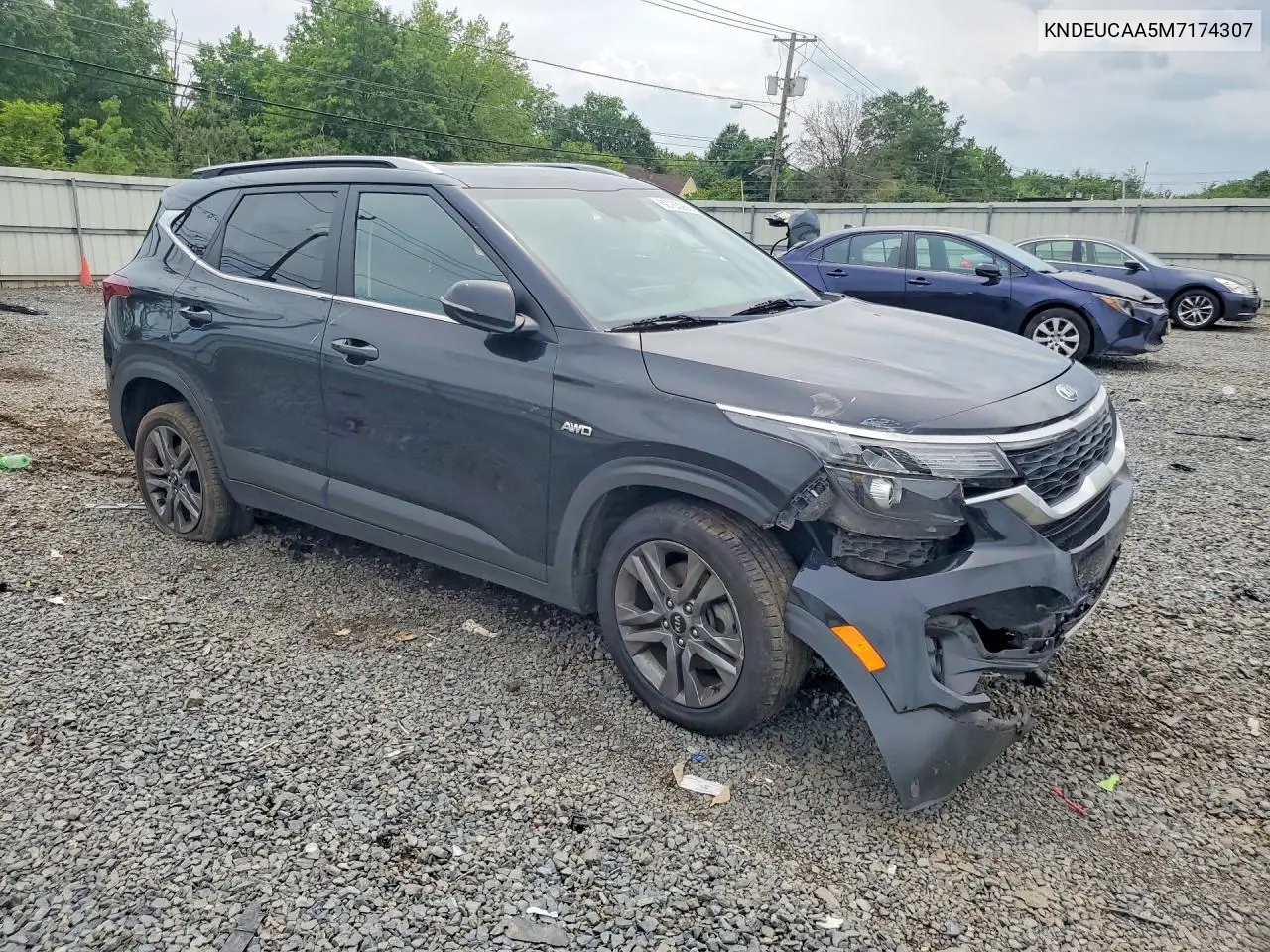 2021 Kia Seltos S VIN: KNDEUCAA5M7174307 Lot: 60783286