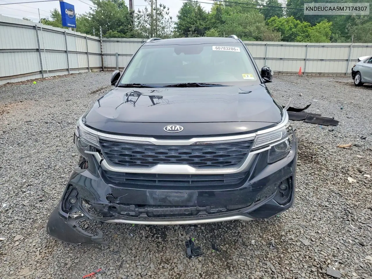 2021 Kia Seltos S VIN: KNDEUCAA5M7174307 Lot: 60783286