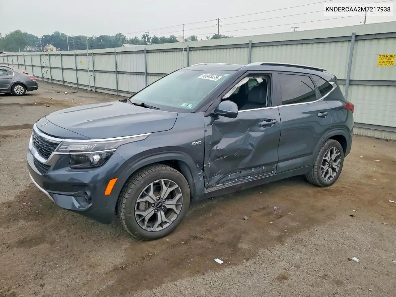 2021 Kia Seltos Ex VIN: KNDERCAA2M7217938 Lot: 60893476